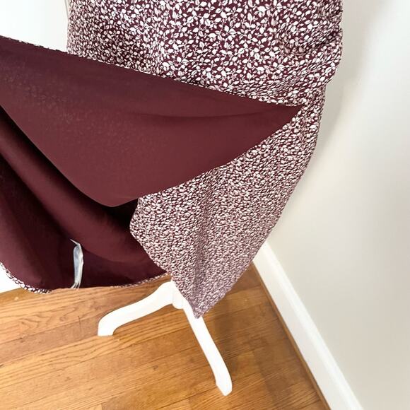 Abercrombie & Fitch Faux Wrap Midi Dress - Picture 4 of 7